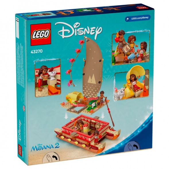 Конструктор LEGO Disney 43270 Моана: приключение на каноэ в Твери