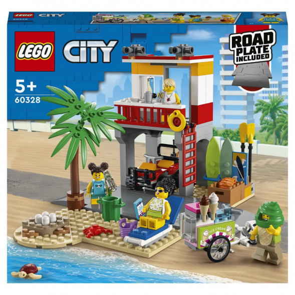 Конструктор LEGO City 60328 Пост спасателей на пляже в Твери