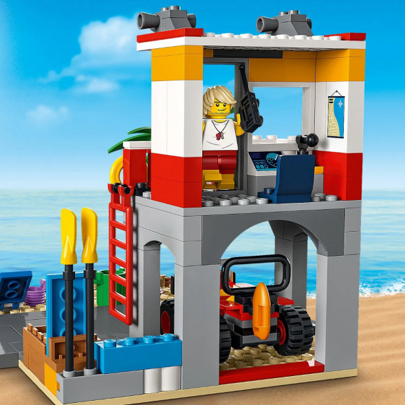Конструктор LEGO City 60328 Пост спасателей на пляже в Твери