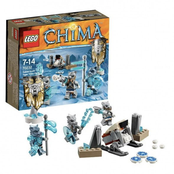 Конструктор LEGO Legends of Chima 70232 Лагерь клана Саблезубых Тигров в Твери
