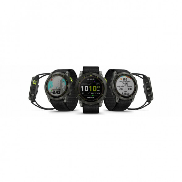Умные часы Garmin Enduro 2 угольно-серый DLC титановый с нейлоновым ремешком UltraFit 010-02754-01 в Твери