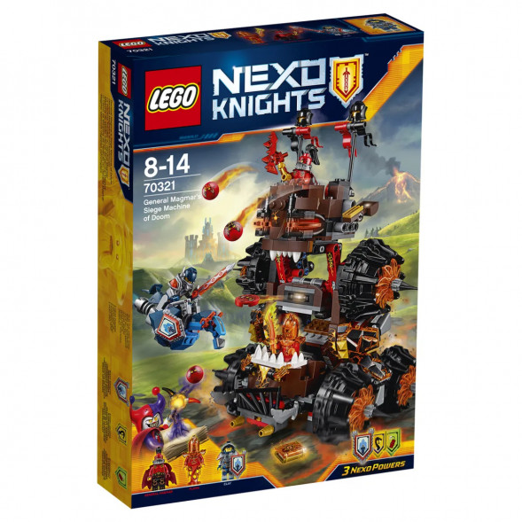 Конструктор LEGO Nexo Knights 70321 Роковое наступление Генерала Магмара в Твери