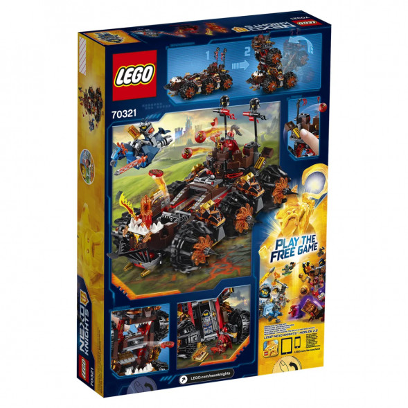 Конструктор LEGO Nexo Knights 70321 Роковое наступление Генерала Магмара в Твери