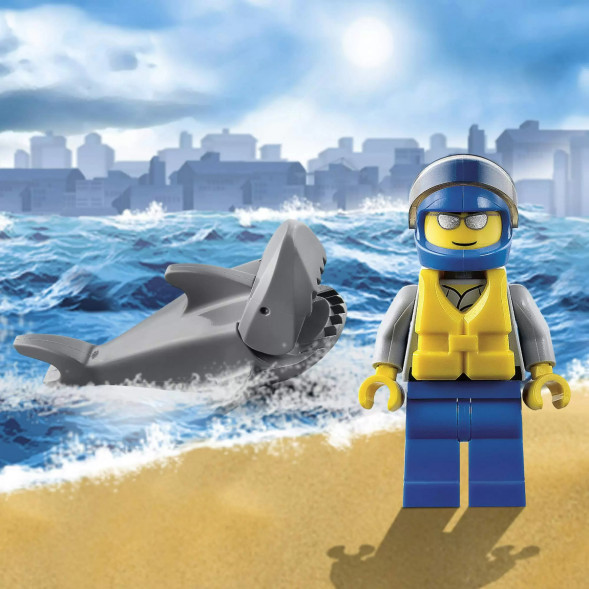 Конструктор LEGO City 60011 Спасение сёрфингиста в Твери