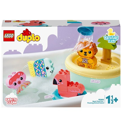 Конструктор LEGO DUPLO Creative Play 10966 Приключения в ванной: плавучий остров для зверей в Твери