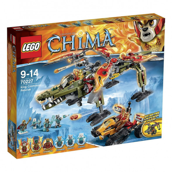 Конструктор LEGO Legends of Chima 70227 Спасение короля Кроми в Твери