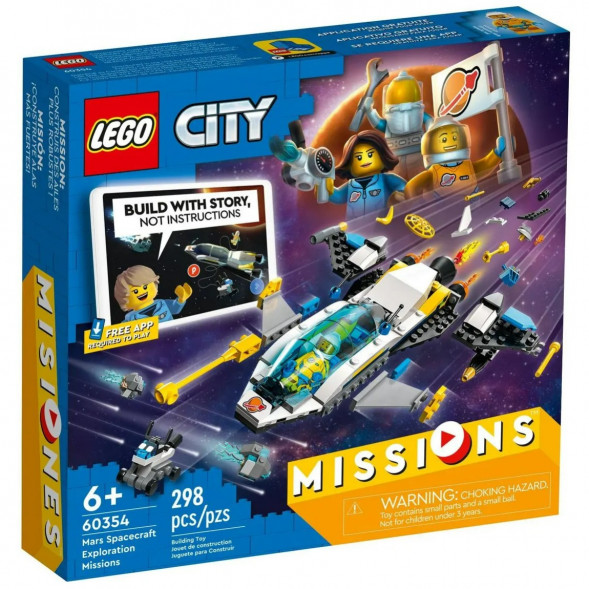 Конструктор LEGO City 60354 Космическая миссия для исследования Марса в Твери