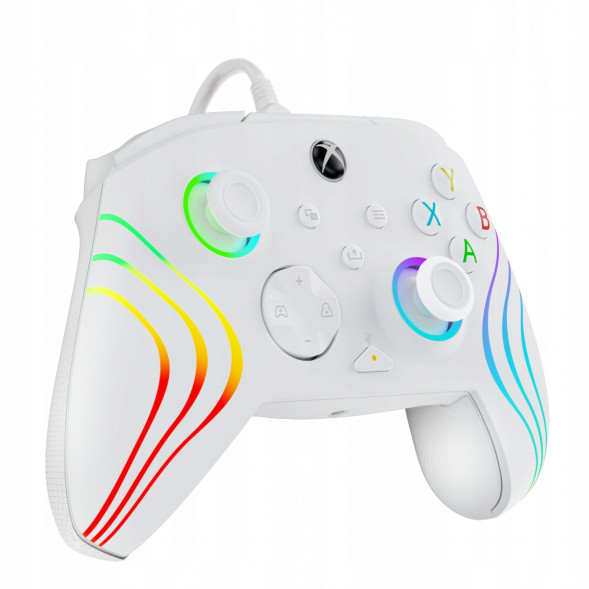 Геймпад проводной PDP для Xbox Afterglow Wave, White в Твери
