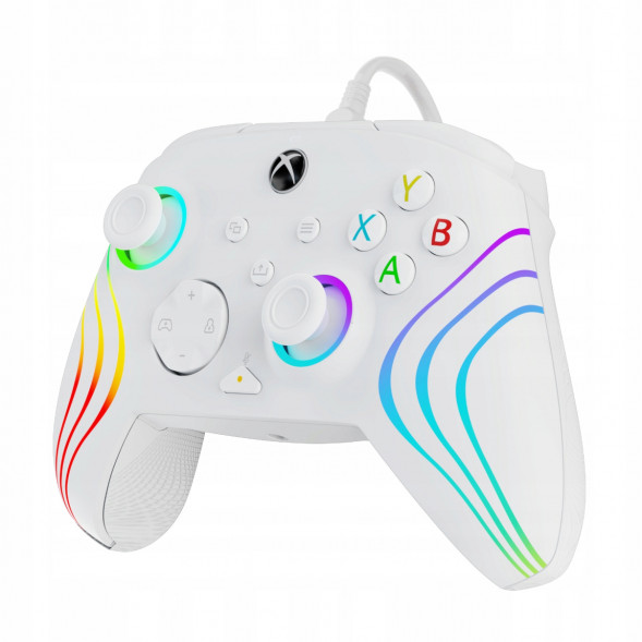 Геймпад проводной PDP для Xbox Afterglow Wave, White в Твери