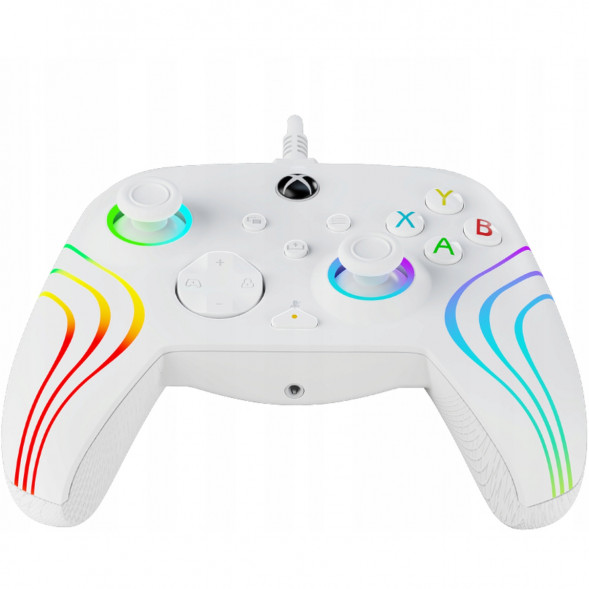 Геймпад проводной PDP для Xbox Afterglow Wave, White в Твери