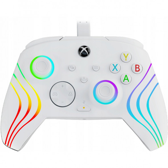 Геймпад проводной PDP для Xbox Afterglow Wave, White в Твери