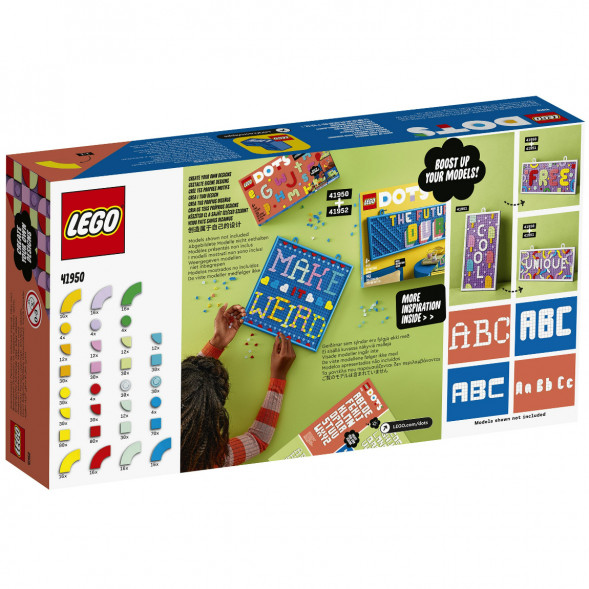 Конструктор LEGO 41950 Большой набор тайлов: буквы в Твери