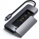 Док-станция Satechi USB-C Hybrid Multiport Adapter (with SSD Enclosure M.2 SATA, 2xUSB 3.1, USB Type-C, HDMI), Серый ST-UCHSEM в Твери