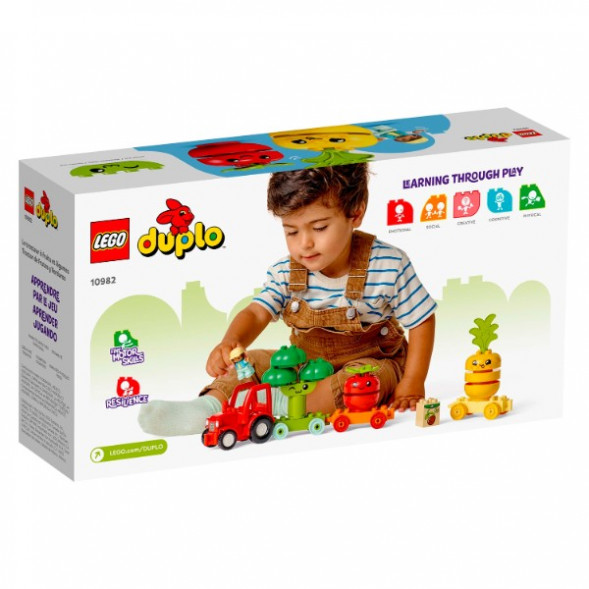 Конструктор LEGO DUPLO 10982 Трактор для перевозки овощей и фруктов в Твери