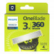 Сменные лезвия Philips OneBlade 360 QP430/50, 3 штуки в Твери