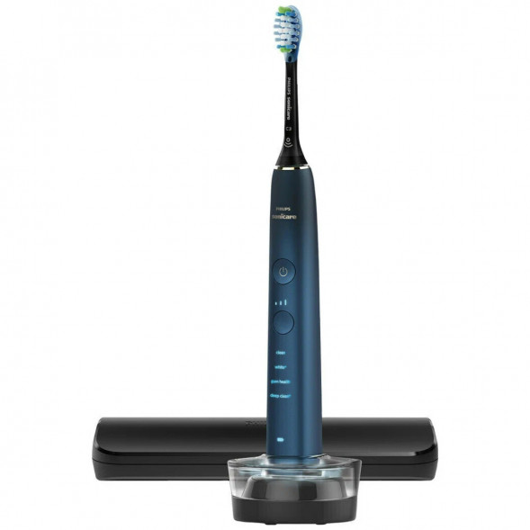 Электрическая звуковая зубная щетка Philips Sonicare DiamondClean 9000 HX9911/88, темно-синий в Твери