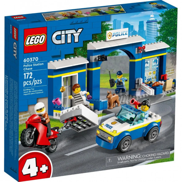 Конструктор LEGO City 60370 Побег из полицейского участка в Твери