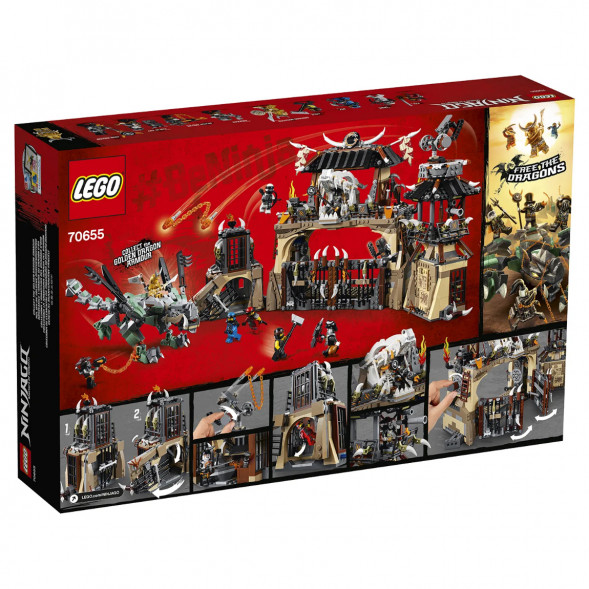 Конструктор LEGO Ninjago 70655 Пещера драконов в Твери