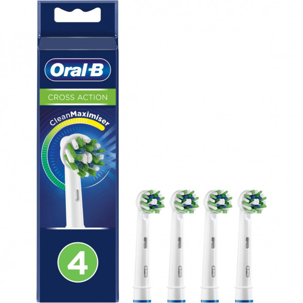 Насадки на зубные щетки Oral-B Cross Action, 4 шт. в Твери