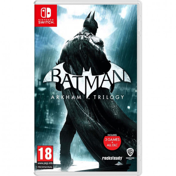 Игра Batman: Arkham Trilogy [Nintendo Switch, русские субтитры] в Твери