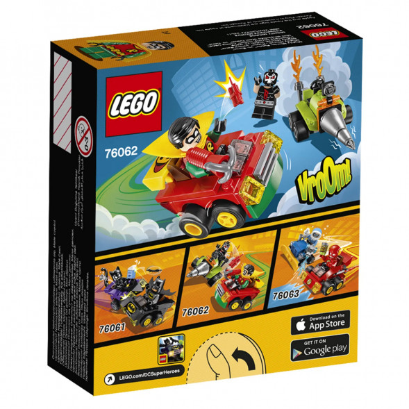 Конструктор LEGO Super Heroes 76062 Робин против Бэйна в Твери
