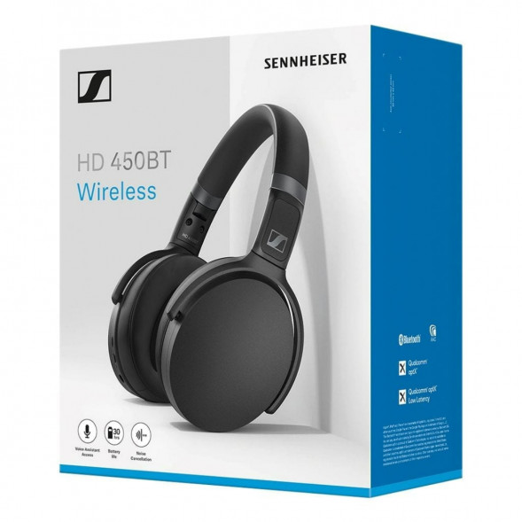 Беспроводные наушники Sennheiser HD 450BT, Black в Твери