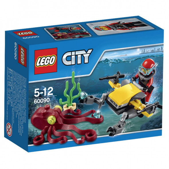 Конструктор LEGO City Deep Sea Explorers 60090 Глубоководный скутер в Твери