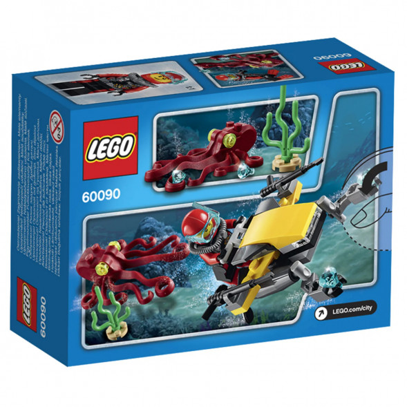 Конструктор LEGO City Deep Sea Explorers 60090 Глубоководный скутер в Твери
