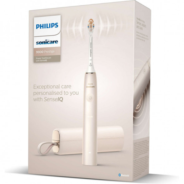 Электрическая звуковая зубная щетка Philips Sonicare 9900 Prestige HX9992/11, Champagne Gold в Твери
