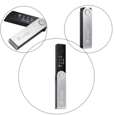 Аппаратный криптокошелек Ledger Nano X , черный в Твери