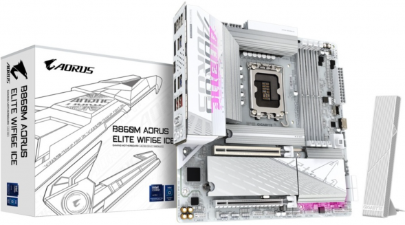 Материнская плата Gigabyte B860M AORUS ELITE WIFI6E ICE (LGA1851, mATX) в Твери