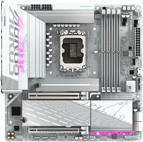 Материнская плата Gigabyte B860M AORUS ELITE WIFI6E ICE (LGA1851, mATX) в Твери