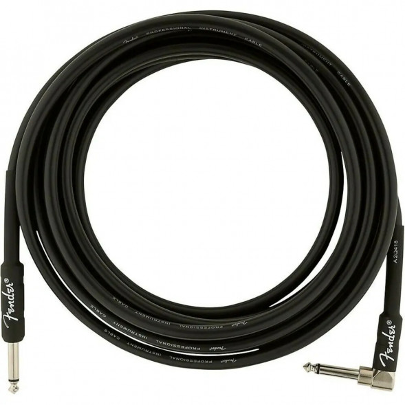 Инструментальный кабель Fender Professional Series 10 ft, 3 м, jack 6.3, черный в Твери