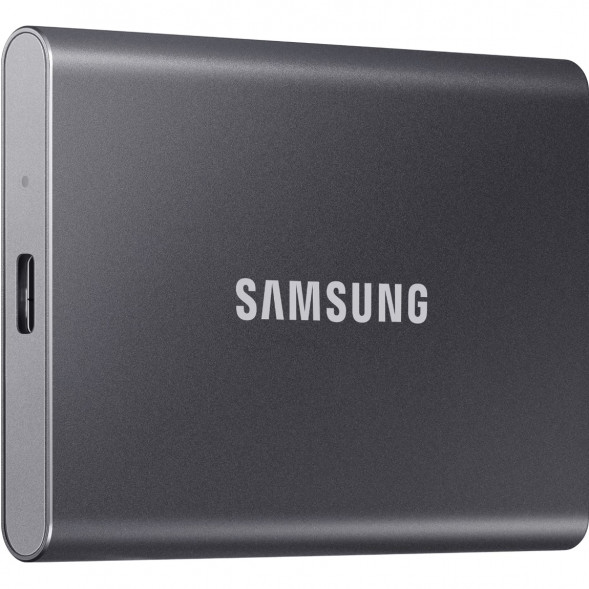 1 ТБ Внешний SSD Samsung T7, USB 3.2 Gen 2 Type-C, серый в Твери