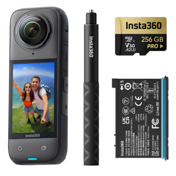 Экшн-камера Insta360 X4 Adventure Bundle (CINSABMA) в Твери