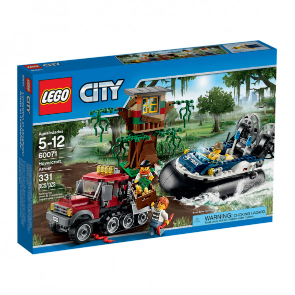 Конструктор LEGO City 60071 Полицейский корабль на воздушной подушке в Твери