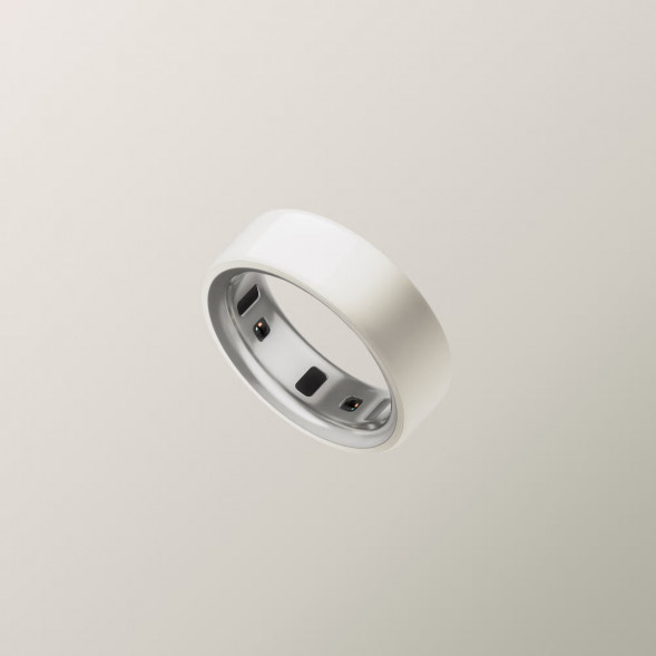 Умное кольцо Oura Ring 4 Ceramic (размер 4), Облако/Cloud в Твери