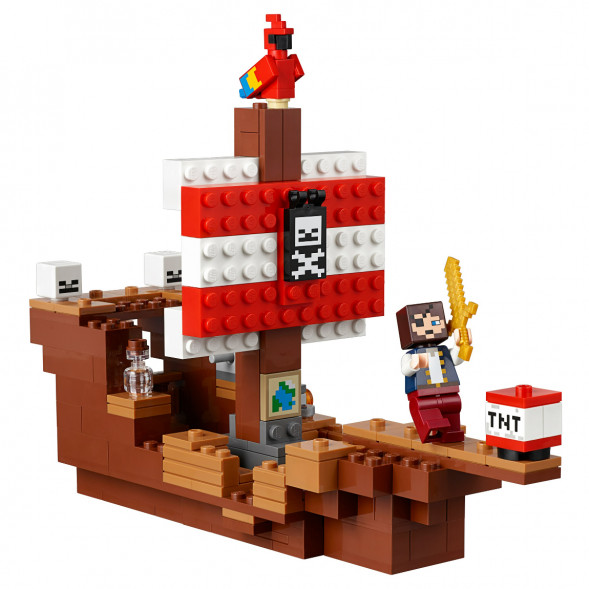 Конструктор LEGO Minecraft 21152 Приключения на пиратском корабле в Твери