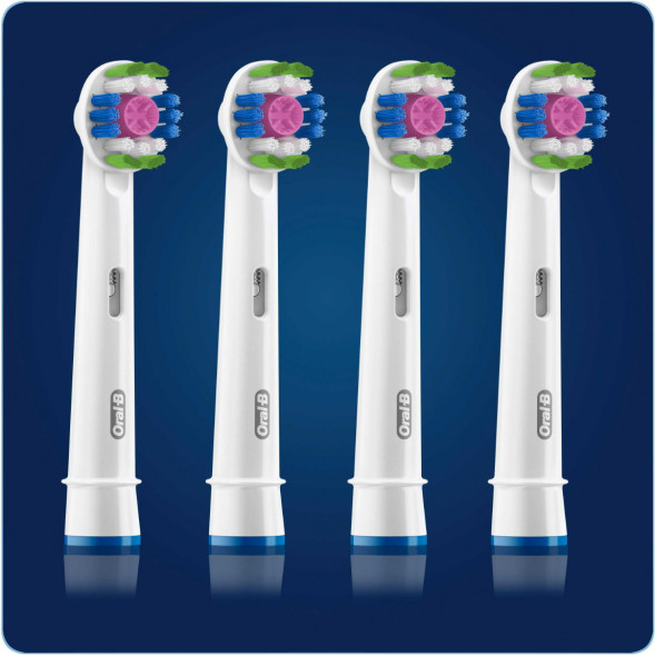Насадки на зубные щетки Oral-B 3D White, 4 шт. в Твери