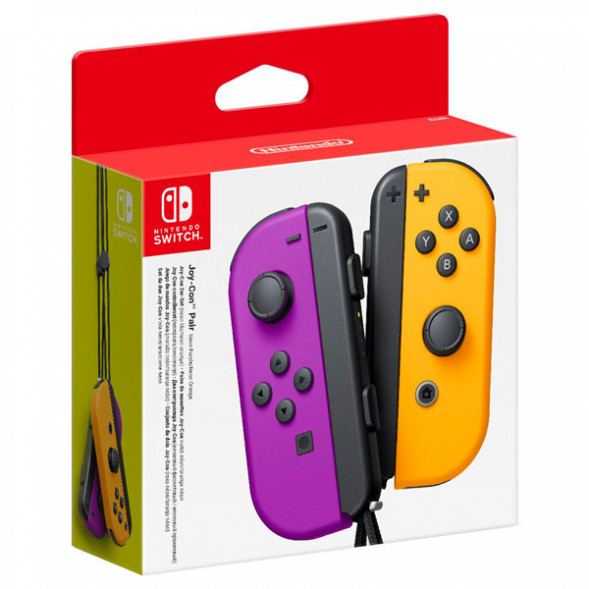 Геймпад Nintendo Switch Joy-Con controllers Duo, фиолетовый/оранжевый в Твери