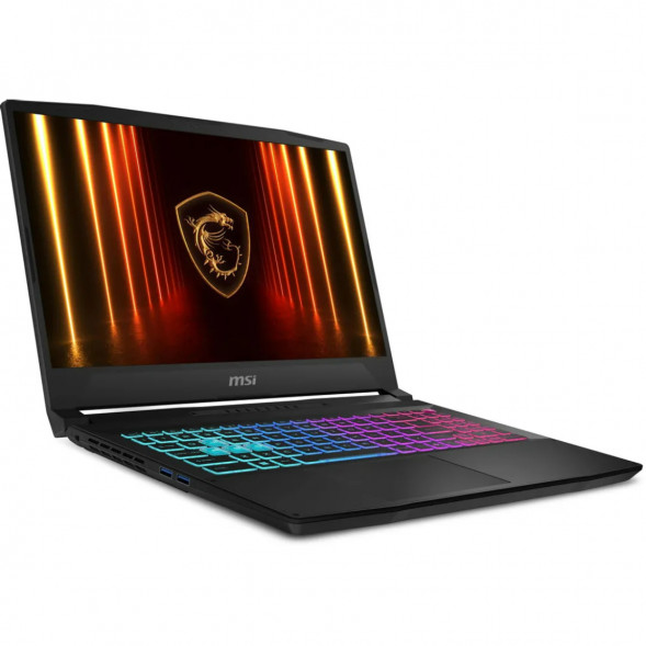 Ноутбук MSI Katana 15 HX B14WFK-1073XRU (15.6&amp;quot;, IPS, Intel Core i7-14650HX 2.2ГГц, 16 ядер, 16ГБ DDR5, 512ГБ SSD, NVIDIA GeForce RTX 5060 - 8 ГБ, без ОС), черный в Твери
