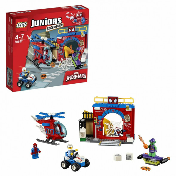 Конструктор LEGO Juniors 10687 Убежище Человека-паука в Твери