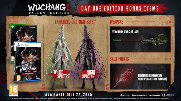 Игра Wuchang: Fallen Feathers. Day One Edition [PS5, русские субтитры] в Твери