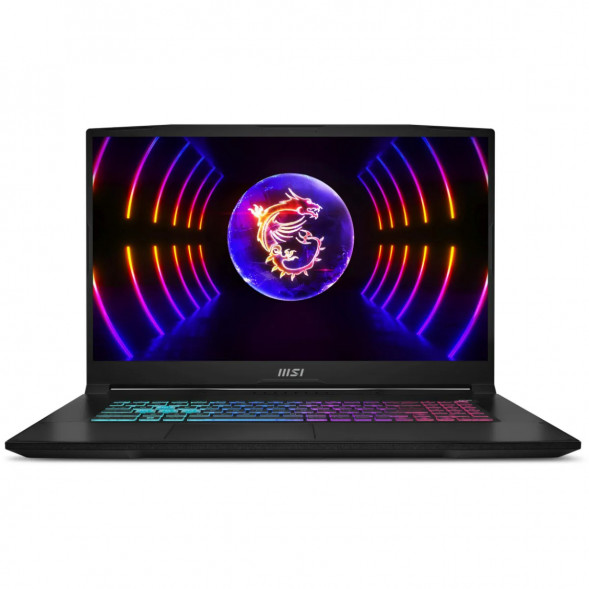 Ноутбук MSI Katana 17 B13VEK-1622XRUY (17.3&amp;quot;, IPS, Intel Core i7 13620H 2.4ГГц, 10 ядер, 16ГБ DDR5, 512ГБ SSD, NVIDIA GeForce RTX 4050 - 6 ГБ, FreeDOS), черный в Твери