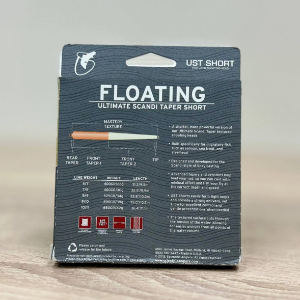 Рыболовная леска Scientific Anglers UST Short St-9/10-f Floating 125000 в Твери