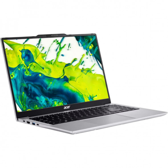 Ноутбук Aser Aspire Lite 15 AL15-53P-56PA (15.6&amp;quot;, IPS, Intel Core 5 120U, 10 ядер, 16 ГБ DDR4, 512 ГБ SSD, Intel Graphics, без ОС), серебристый в Твери