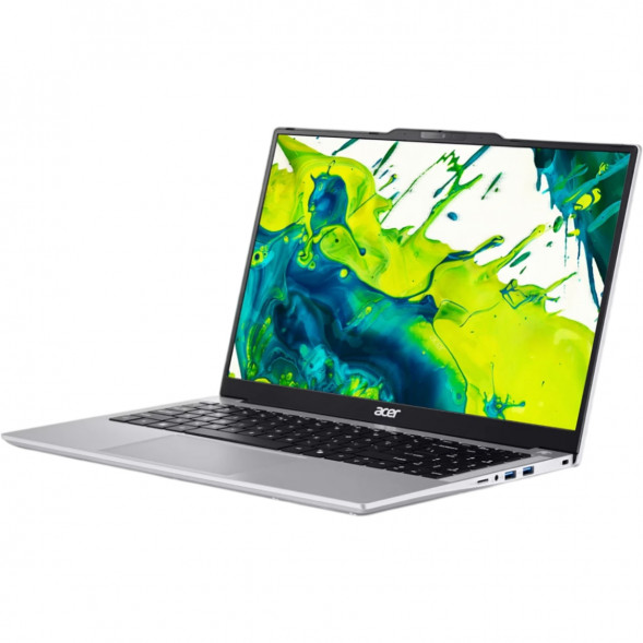 Ноутбук Aser Aspire Lite 15 AL15-53P-56PA (15.6&amp;quot;, IPS, Intel Core 5 120U, 10 ядер, 16 ГБ DDR4, 512 ГБ SSD, Intel Graphics, без ОС), серебристый в Твери