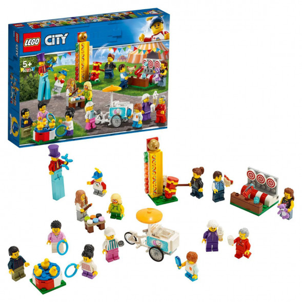 Конструктор LEGO City Town 60234 Комплект минифигурок Весёлая ярмарка в Твери