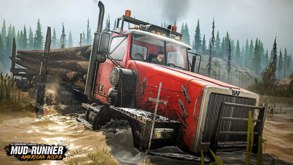 Игра Spintires: MudRunner American Wilds [Nintendo Switch, русские субтитры] в Твери