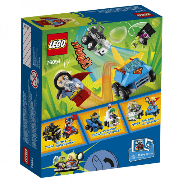 Конструктор LEGO Super Heroes 76094 Супергёрл против Брейниака в Твери
